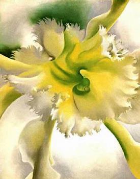 Georgia O Keeffe : Yellow Orchid